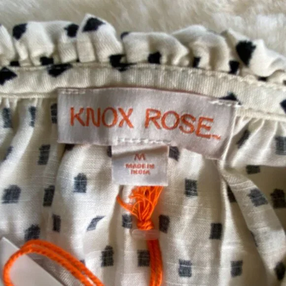 Knox Rose Peasant Bohemian Dress with Pockets size M New w/Tags - Picture 13 of 14